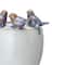 Hello Honey® 7.5" Multicolor 3D Birds Stoneware Planter Vase